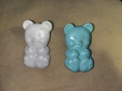 My Little Pony White And Aqua Blue Bear Baby Pony Brush Picks And diaper
