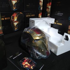 Iron Man MK17 Heart breaker Helmet 1/1 Wearable English Voice-controll Mask Toy