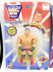 Lot of 3 NEW/SEALED Official WWF Bend-ems STONE COLD, CRUSH, SHAMROCK Vtg