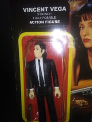 Pulp Fiction Vincent Vega Action Figure UNPUNCHED SEALED DENT ON TOP OF PLASTIC
