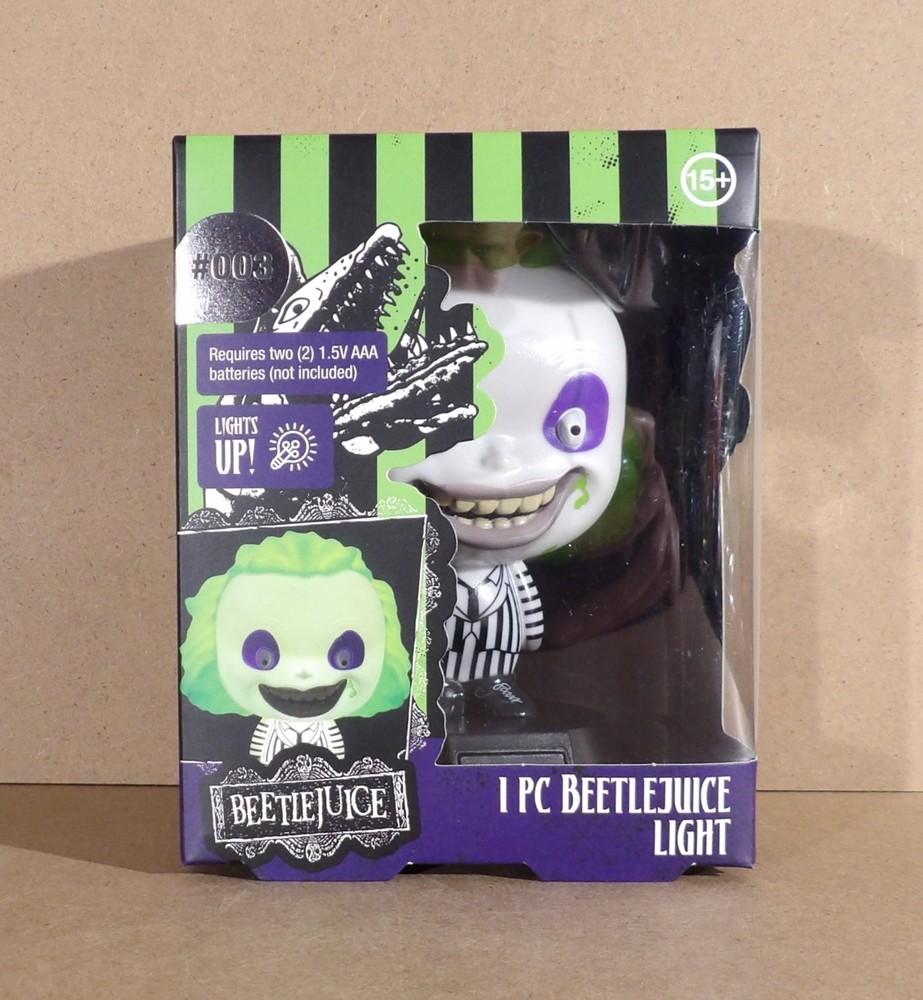 Beetlejuice Light Up Paladone Icons 003 Horror Series 1 NEW Free Shipping!