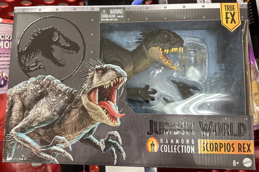 Jurassic World Hammond Collection SCORPIOS REX Dinosaur Figure -IN HAND