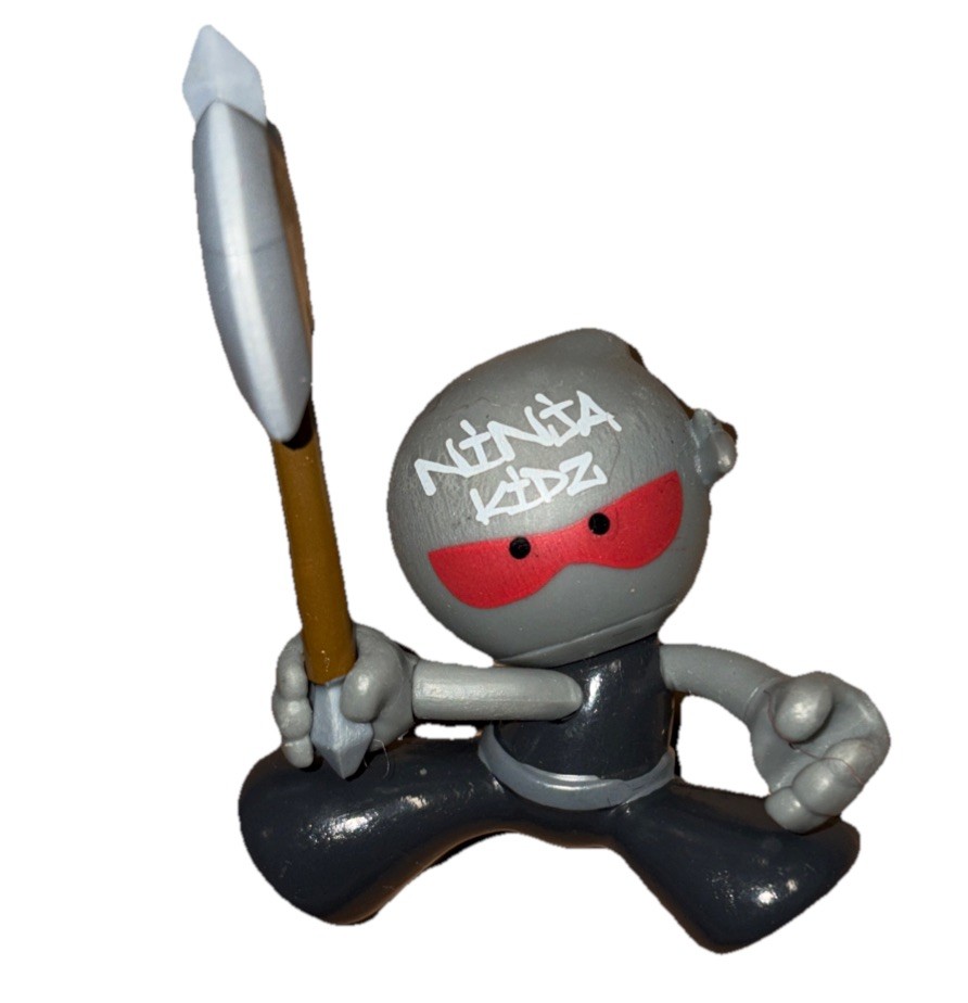 NINJA KIDZ SERIES 2 ULTRA RARE NINJA KID FIGURE Slight Play Wear