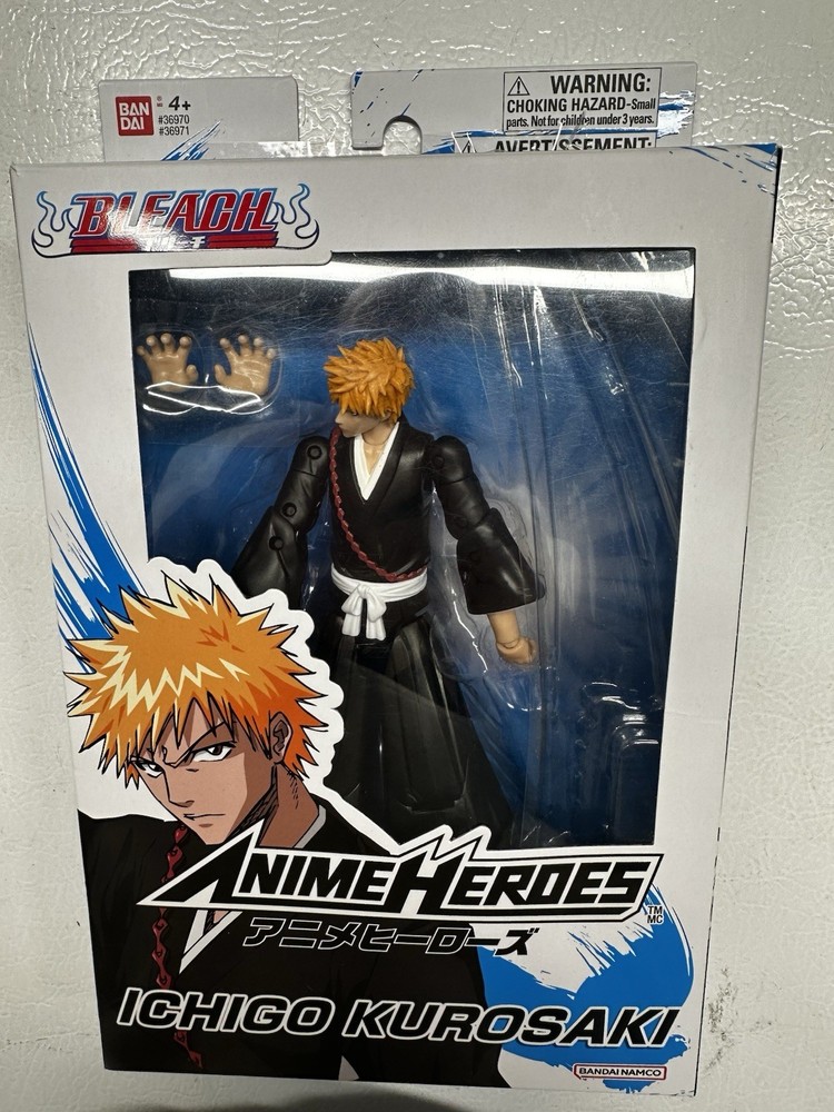 Bandai Namco Bleach Anime Heroes ICHIGO KUROSAKI 6in Action Figure Missing Sword