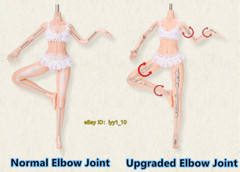 LDDOLL 1/6 27M Female Silicone Body Seamless Flexible 12″Action Figure f OB Head