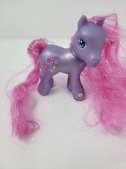My Little Pony Petal Blossom G3 Purple Pony Super Long Glitter Mane Hair Hasbro