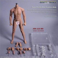 JIAOU DOLL 1/6 Seamless Male Body Doll Man figure fit 12″ Phicen Hot Toys New