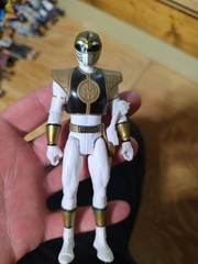 Power Ranger Lightning Collection Mighty Morphin White RANGER NIB & 3 LOOSE