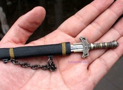 1:6 1/6 sword weapon alloy metal QIN model three kingdoms 17cm