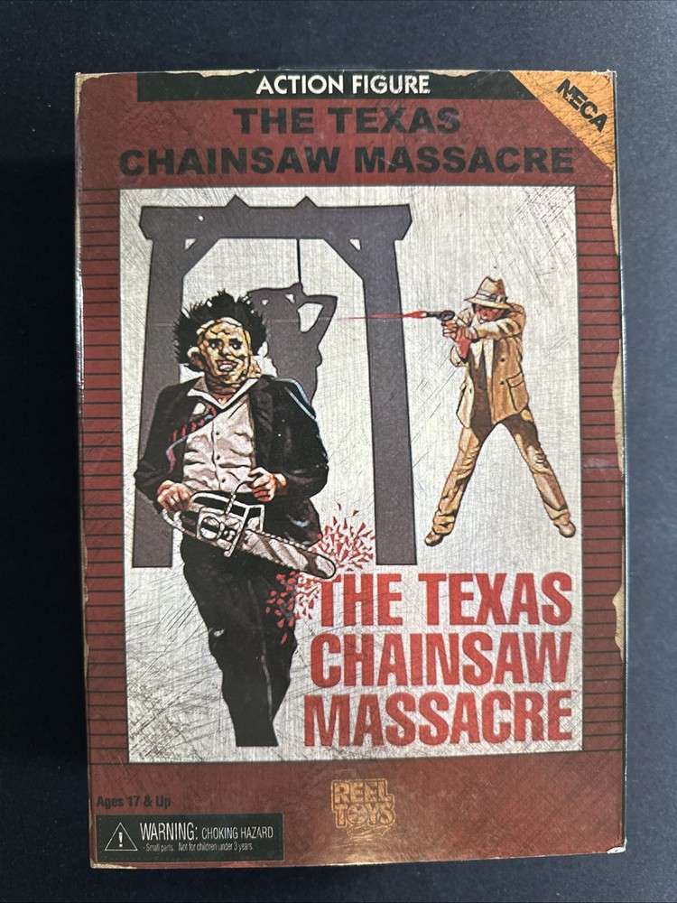 NECA Leatherface Atari Texas Chainsaw Massacre Video Game BOX ONLY No Figure