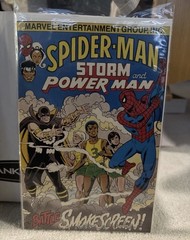 Spider-Man Lot: 1982 Vintage Comic VG + 12″ Titan Hero Action Figure In Box