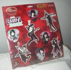 DISNEY TV MOVIE CAMP ROCK MAGNET SET SHANE JASON MITCHIE NATE SET/9 CHARACTERS