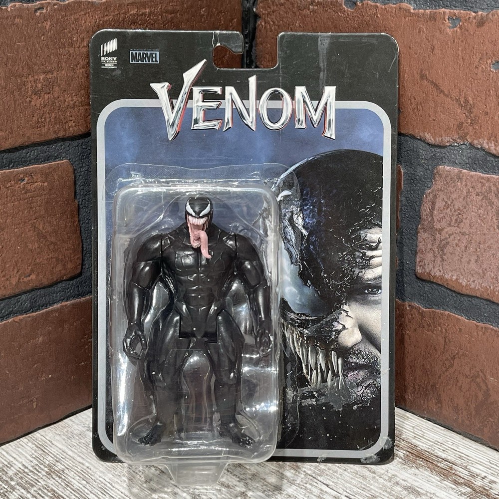 2018 Marvel Sony Venom Blu-Ray Promo 🔥 Retro 3.75″ Scale Figure —FAST SHIPPING!