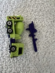 TRANSFORMERS G1 MIXMASTER CONSTRUCTICON – DEVASTATOR w weapon