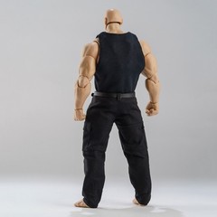 1/12 Black combat pants for 7″ strong figure McFarlane Bane Nota Mezco WWE ❶USA❶