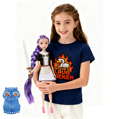 Cosplay K-Pop Devil Demon Hunters Singing Dolls Music & Light Collectible Figure
