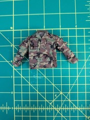 1/12 Scale Camo Jacket THIN Build Shirt 6″ Figure “US SELLER & I SHIP DAILY”