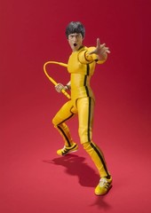 Tamashi Nations S.H. Figuarts Bruce Lee (Yellow Track Suit), Approx. 5.5 inches