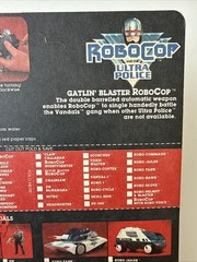 BEAUTIFUL! NEW SEALED RoboCop Ultra Police 1989 Gatlin’ Blaster Kenner UNPUNCHED