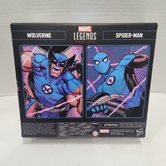 Hasbro Marvel Legends Wolverine Spider-Man Fantastic Four Suit 6-inch 2-Pack Blu