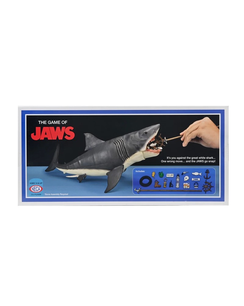 NECA 1975 The Game of Jaws 50th Anniversary Great White Shark 18″ Action Figure
