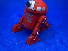 Star Wars Custom Figure: Poe Damerona in mission gear w/ R7-P9 driod