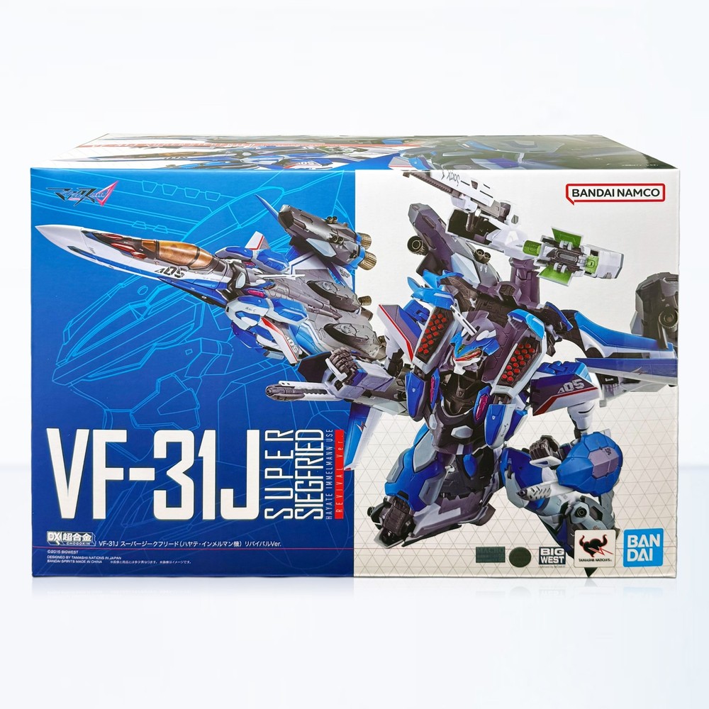 Bandai Chogokin Macross Delta VF-31J Super Siegfried Hayate Immelmann Revival