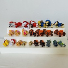 24 Pc Mixed Lot Paw Patrol Figures Dogs Chase Skye Rocky Marshall Zuma 1.5-2.75″