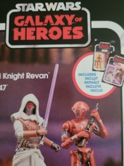 Hasbro Kenner Star Wars Galaxy of Heroes Revan Jedi, HK-47 Action Figure 2pk