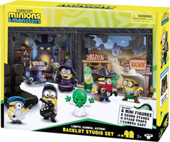 Minion Toys Illumination’S Monsters Backlot Studio Set, Build Your Monstrous Hol