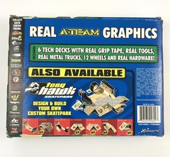 Tech Deck A-Team 6 Pack Mini Skateboards Boxed Incomplete Hardware Read Please