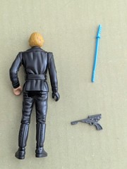 Vintage Star Wars 1983 RotJ Luke Skywalker Jedi Knight Outfit BLUE LIGHTSABER