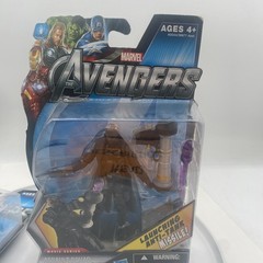 2 MARVEL AVENGERS MOVIE SERIES 3.75″ FIGURE NICK FURY and CAPTAIN AMERICA NEW