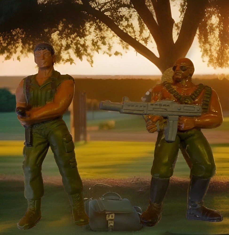 VINTAGE 1986 G.U.T.S. TOY SOLDIER ACTION FIGURES LOT OF 8