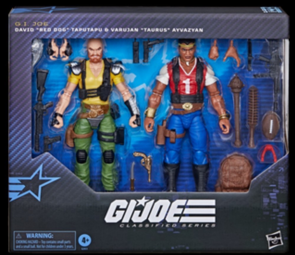 G.I. Joe Classified Series #193, David Red Dog Taputapu & Varujan Taurus Ayvazya