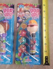 Set Of 3 Garbage Pail Kids Pop Up Dave Lindsay Adam Bomb Chupa Chups 2023 Candy