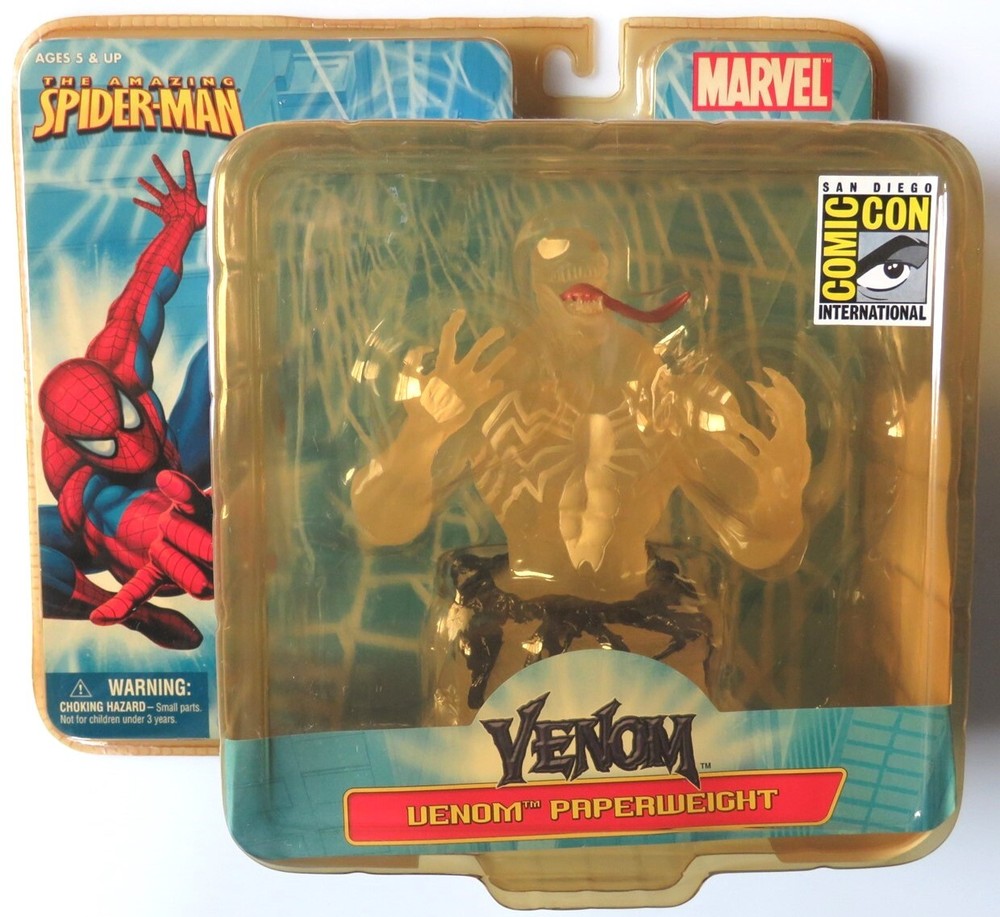 Amazing Spider-Man ~ VENOM PAPERWEIGHT Comic Con Exclusive 2007 Bust SDCC NIB