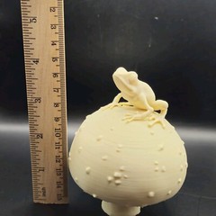 Poison Dart Frog Mushroom Wild Animal Decor Figurine Room Decor 3D unpainted