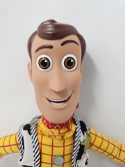 Disney Pixar Thinkway Toy Story Woody Pull String Talking Doll 15” NO HAT, WORKS