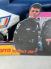 Rare Vintage 80’s Brazil Glasslite TJ Hooker william shatner toy set US Seller
