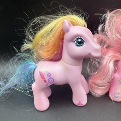 Lot of 5 G3 My Little Pony – 4 Adult 1 Baby Pinkie Pie 25th And More 2007
