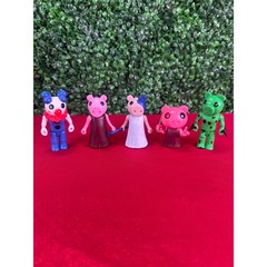 Roblox Piggy Series 1 Action Figure Bundle – Piggy, Clowny, Dinopiggy PhatMojo