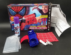 Spider-Man Web Blaster Dual Action Web Fluid Or Water Shooter INCOMPLETE