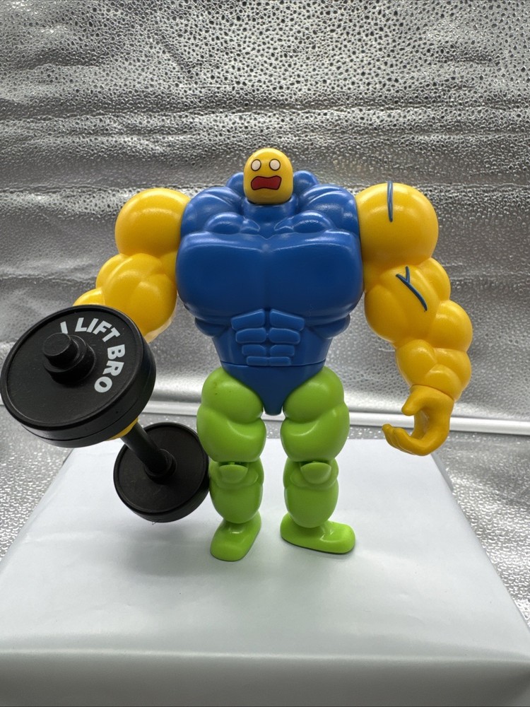 R0BL0X Toys Weight Lifting Simulator Buff Noob Figure No Codes