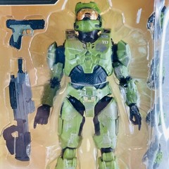 HALO Spartan Collection Master Chief w/Weapon Highly Articulated 6.5″ Figure Toy