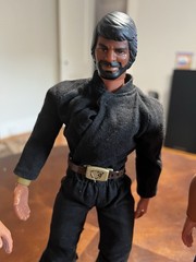 Big Jim Mattel Wolfpack The Whip Torpedo Fist Dr Steel Warpath PACK 4 Figures