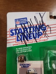 NRMT! 🏈 Starting Lineup 1988 Bobby Hebert NFL New Orleans Saints Very HTF