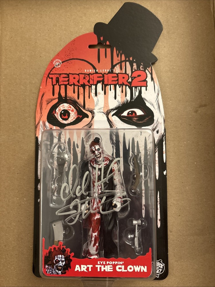 Terrifier 2 Eye Poppin’ Art The Clown Autographed David Howard Thornton *Sealed!