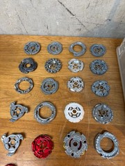 Massive 13 lb Beyblade Lot Metal Fusion Burst Parts Launchers Accessories