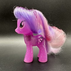 My Little Pony MLP FIM Glitter Wysteria G4 Brushable Target Pinkie Boutique RARE